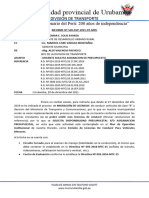 Municipalidad Provincial de Urubamba: División de Transporte Año Del Bicentenario Del Perú: 200 Años de Independencia"