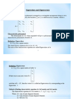 Eigenvalues and Eigenvectors