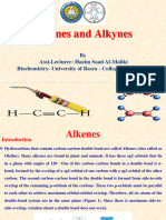 Alkenes and Alkynes