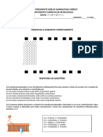 Atividade Membrana Plamatica e Transporte de Substâncias