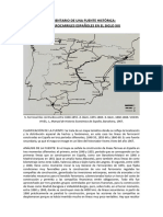 Comentario Fuente Histórica Mapa de Los Ferrocarriles Españoles en El Siglo XIX