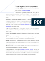 Terminologia de La Gestion de Proyectos