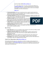 Resume Cover Letter Examples For Receptionist