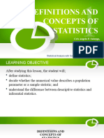 Introduction To Statistics