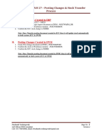 EWM CLASS 27 - Posting Changes - Stock Transfer Process