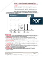 EWM CLASS 34 - Post Processing Framework (PPF)