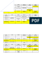 Horario Modificado Semana 21