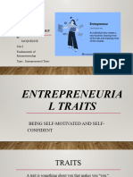 Entrepreneurial Traits