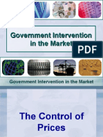 Supply and Demand and Government Intervention in The Market