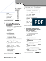 Metro Starter End of Year Test A 5 PDF Free