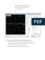 Your First Audio Experiment: Acquire Audio Using The Mydaq Oscilloscope