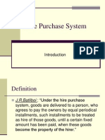 Hire Purchase System