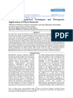 Advances in Analytical Techniques and Therapeutic Applications of Phytochemicals