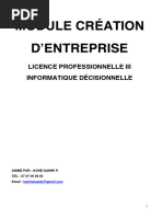 MODULE CRÉATION D'ENTREPRISE - Copie