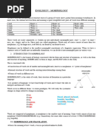 Morphology Exam Notes