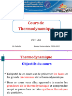 Cours - Thermodynamique 1