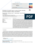 Evaluation of Coronary Stents A Review of Types, Materials, Processing Techniques, Design, and Problems