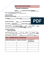 Donor Form