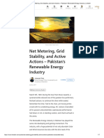 Net Metering, Grid Stability, and Active Actions - Pakistan's Renewable Energy Industry - LinkedIn