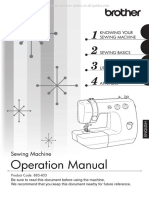 Brother LS2400 Sewing Machine Instruction Manual