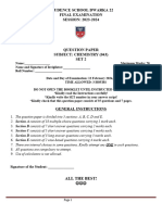 Fe - Chemistry Xi Set B