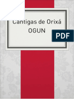 Livro CANTIGAS DE OGUN