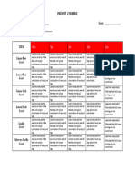 Pathfit 2 Rubrics