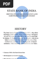 State Bank of India: Driving Financial Excellence and Empowering India'S Economy