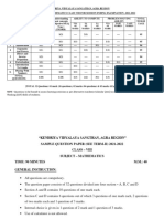 Class 8 Sample Paper 2 Maths