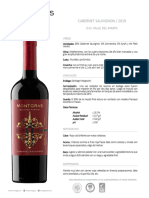 2019 MontGras DAY ONE Cabernet Sauvignon ESP