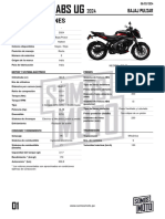 ns160 TD Abs Ug 2024 - Bajaj Pulsar - NegroRojo 05 03 2024