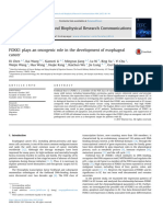 FOXK1 Plays An Oncogenic Role in The Deve 2017 Biochemical and Biophysical R