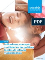 UNICEF Espana Guia Indicadores