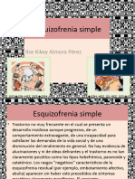 Intervenciones Esquizofrenia Simple