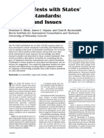 Educational Measurement - 2005 - Bhola - Aligning Tests With States Content Standards Methods and Issues