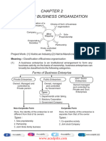 Forms of Business Organization