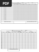 8608 Attendance Record and Completion Certificate in MS Word Format