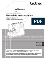 Brother Simplicity SB530T Sewing Machine Instruction Manual