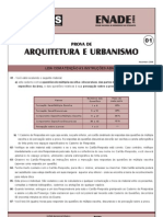 Enade 2008 - Arquitetura e Urbanismo