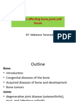 Disease of Bone, Joint & Soft Tissue Lect Class