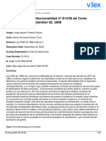 Sentencia de Constitucionalidad N 614-09, CONTRATO DE P-ESTACIÓN DE SERVICIOS