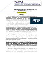 Primer Encuentro Parroquial e Interprroquial de Cartografia Social