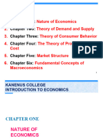 Intro Econ Chapter One 