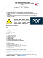 Prática 3 - Proteção e Medição de Corrente