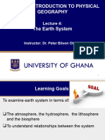 Lecture 4 The Earth System - Rev