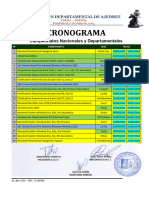 Calendario Departamental 2024