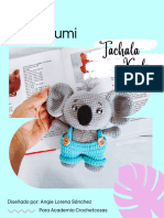 Patrón Tachala Koala Amigurumi