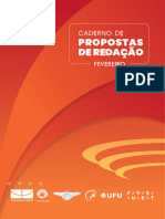 Caderno de Propostas de Redação Fevereiro