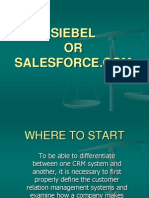 Siebel VS Salesforce