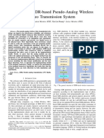 A Design of SDR-based Pseudo-Analog Wireless